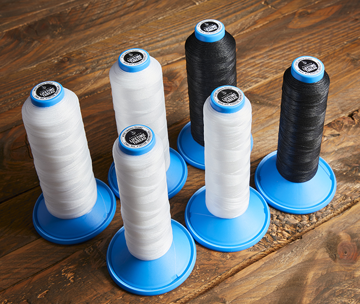 Sailrite thread in both colors and cone sizes.